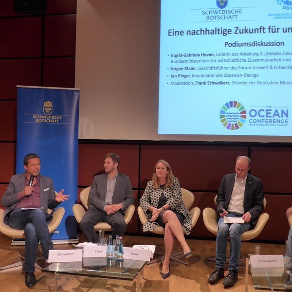 Diskussionveranstaltung der DGVN und der Schwedischen Botschaft in Berlin zum Schutz der Ozeane