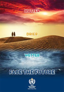 Ein Titelbild mit glühendem Himmel, Wüste, Gewitter und tobendem Meer