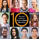 Titelbild Weltbevölkerungsbericht 2016. Portrait-Fotos von Mädchen aus verschiedenen Teilen der Welt. Bild: UNFPA/DSW