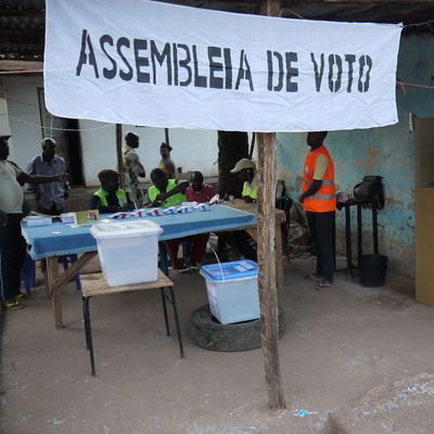 Wahllokal in Guinea-Bissau 