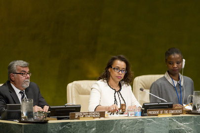 Elayne Whyte Gómez, Präsidentin der UN-Konferenz zum Atomwaffenverbot 