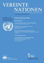 UN-Friedenssicherung in Afrika – eine Bestandsaufnahme