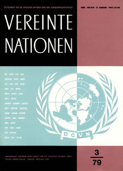 VEREINTE NATIONEN Heft 3/1979