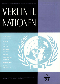 VEREINTE NATIONEN Heft 5/1975