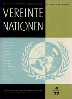 VEREINTE NATIONEN Heft 4/1977
