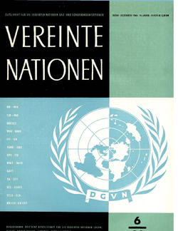 VEREINTE NATIONEN Heft 6/1966