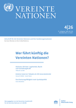 Wer führt künftig die Vereinten Nationen?