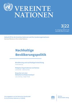 VEREINTE NATIONEN Heft 3/2022