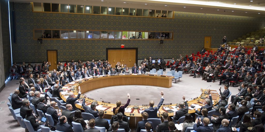 Der Sicherheitsrat nimmt am 14. Juni 2016 einstimmig die Resolution betreffend Libyen an. Foto: UN Photo/Loey Felipe