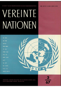 VEREINTE NATIONEN Heft 3/1967