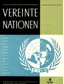 VEREINTE NATIONEN Heft 4/1966