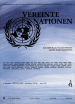 VEREINTE NATIONEN Heft 3/1993